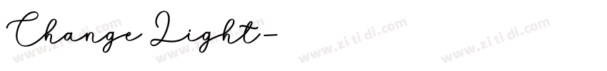 Change Light字体转换